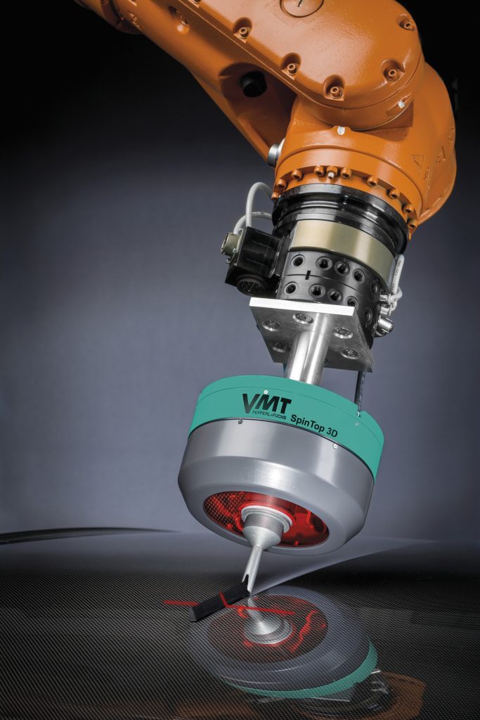 Schlüsselfertige Vision-Lösungen 3 Der SpinTop 3D ermöglicht die
3D-Kleberaupeninspektion im
Fertigungstakt.