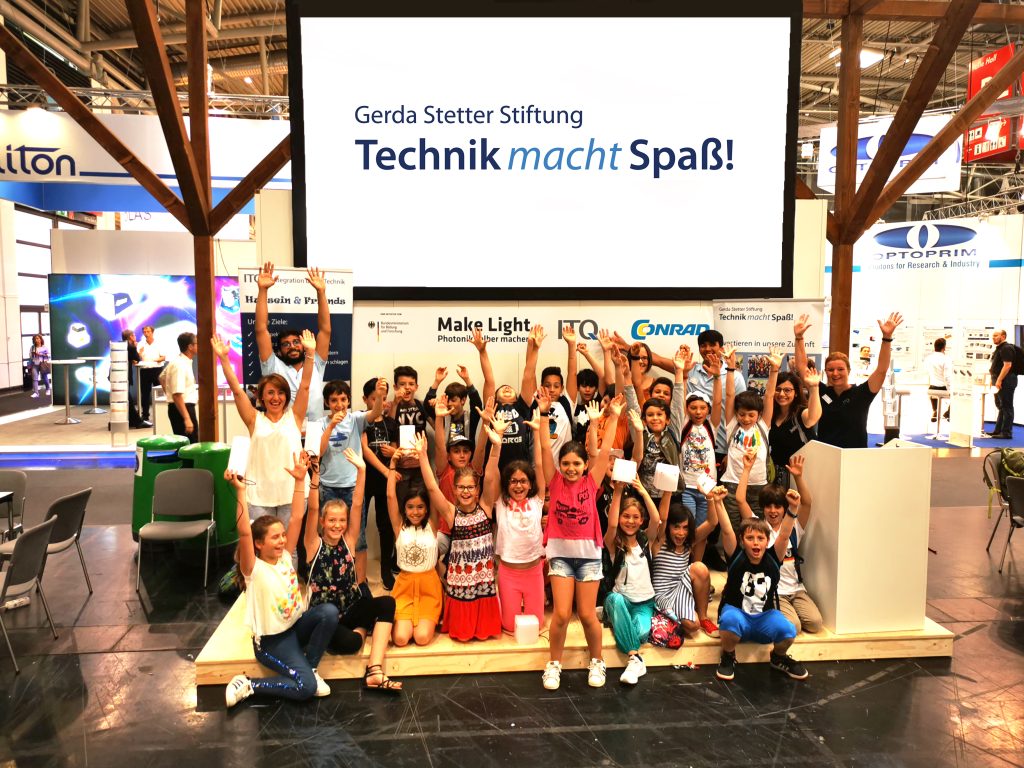 Gerda Stetter Stiftung mit neuer Webseite 1 Technik Workshops auf der Messe in Muenchen