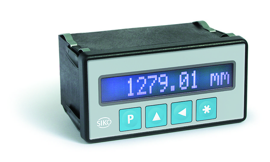 Holzbearbeitung vertikal 3 Bei der Edition 60 kommt für die Einstellungen der Maße auf der Y-Achse eine weitere digitale Messanzeige zu Einsatz: die MA502 von Siko.