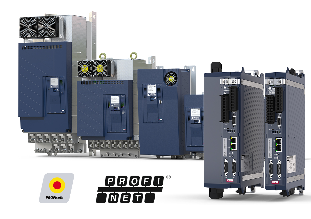 Antriebsregler kommunizieren sicher über Profisafe