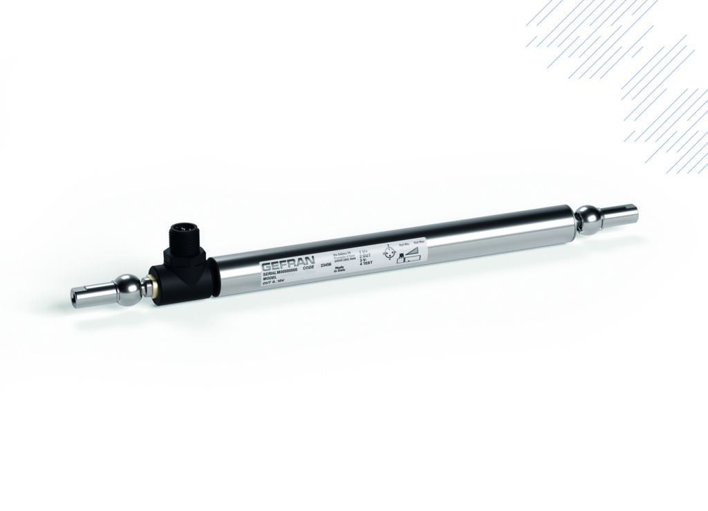 Positionserfassung und Drucküberwachung 1 Die Wegaufnehmer erfassen neben der Position auch andere Prozessgrößen wie Beschleunigung und Vibrationen.