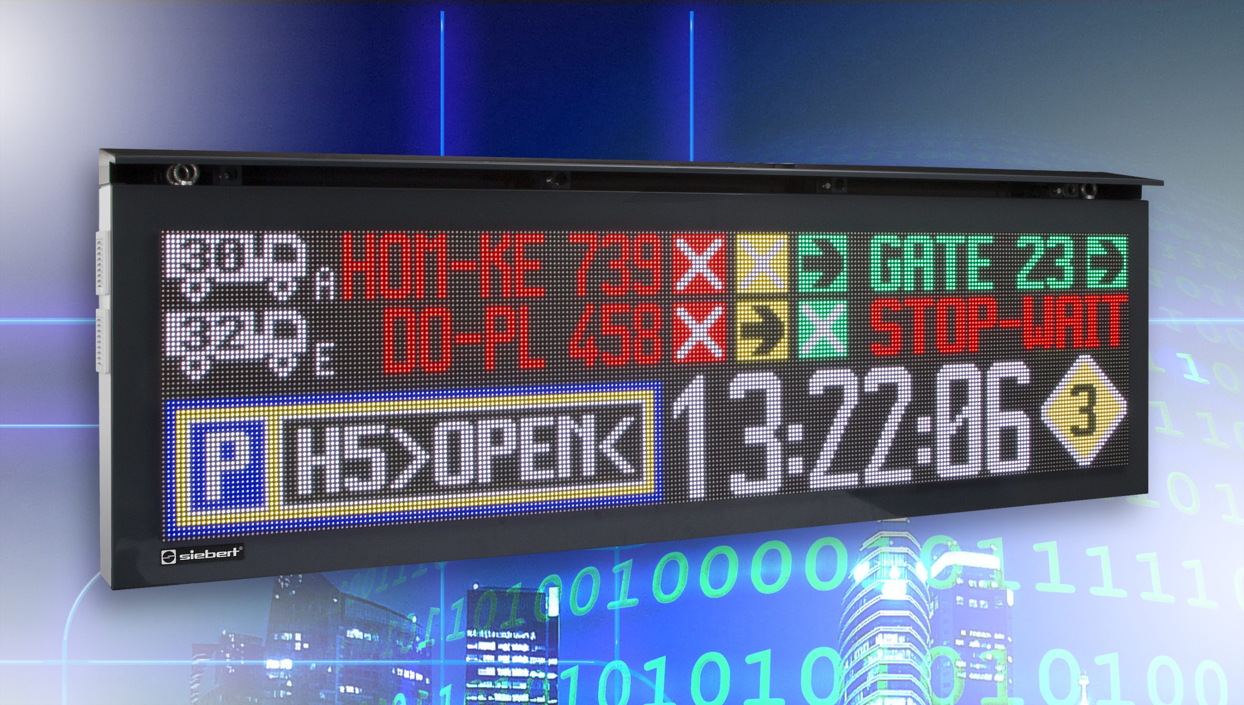 LED-Matrix-Displays mit Profinet