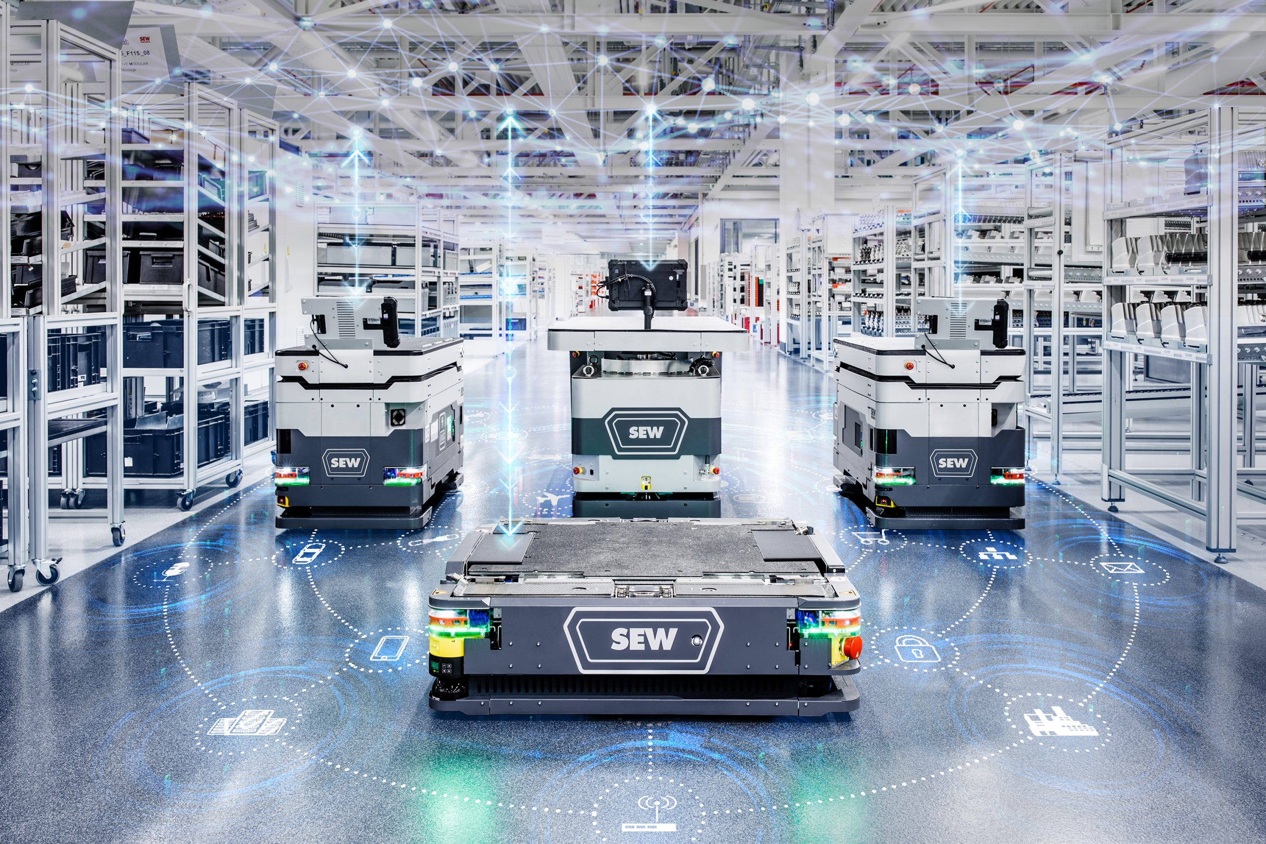 Kontaktlose Übertragung für die aktive Fabrik