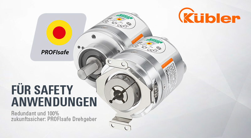 Bereit für die Zukunft: Neue Industrial-Ethernet-Drehgeber-Plattform 5 Bereit für die Zukunft: Neue Industrial-Ethernet-Drehgeber-Plattform