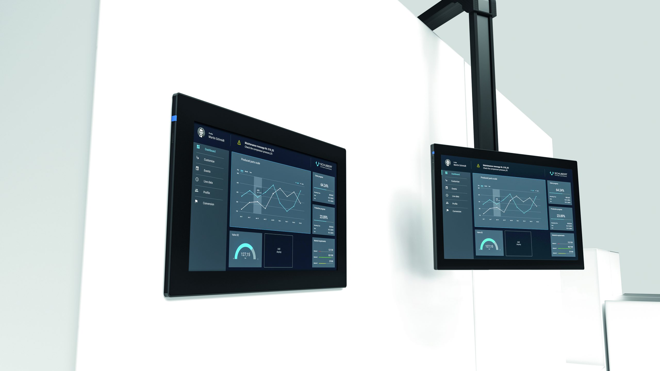 Touch-Panel-Lösungen von 10 bis 21,5″