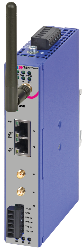 Diagnosegerät für TSN-Netzwerke 1 TSN Analyser