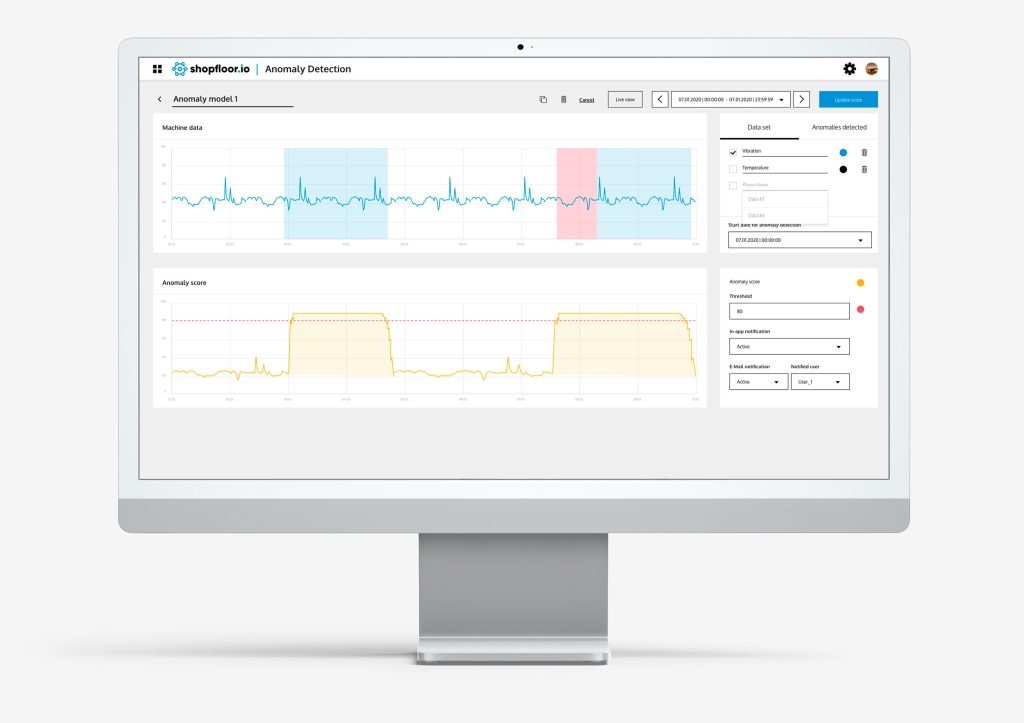 Industrielle Anomaliedetektion durch künstliche Intelligenz 1 elunic shopfloorio Anomaliedetektion