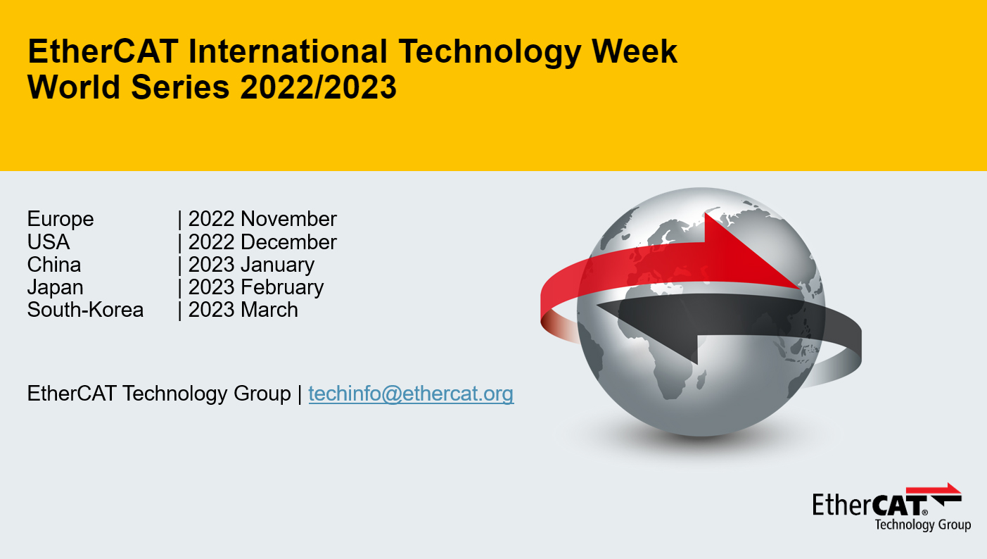 EtherCat ITW World Series debütiert 6 EtherCat ITW World Series debütiert