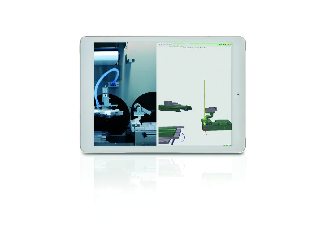 Weniger Risiko und bessere Qualität 1 Übergabestation von Blistern zwischen Produktion und Kartonierung: Auch dieser Ablauf wurde mit iPhysics virtuell in Betrieb genommen.