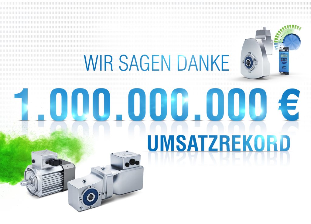 Nord Drivesystems erzielt erstmals über 1Mrd.€ Umsatz 1 NORD Umsatzrekord rgb