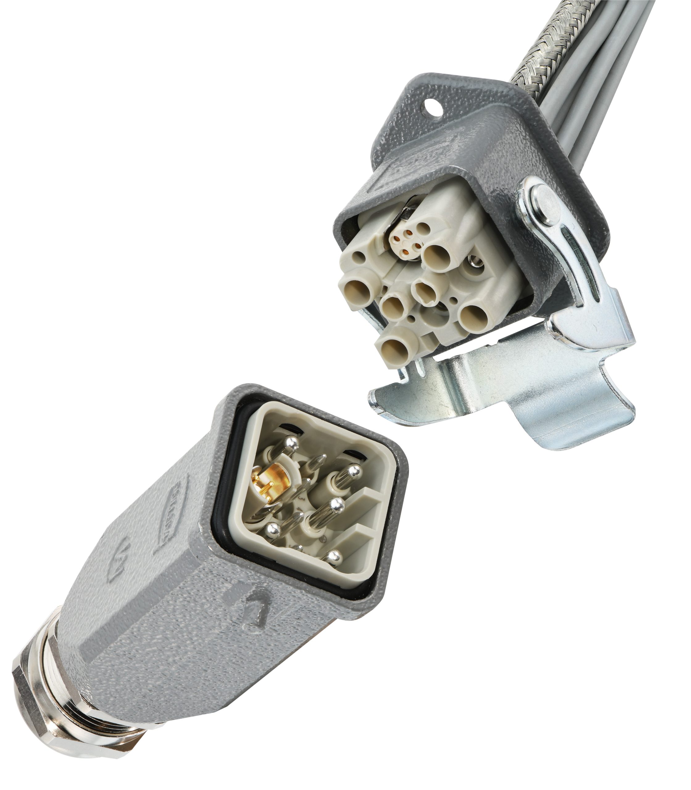 Kompakte Stromversorgung mit Power-, Signal- und Datenkomponente