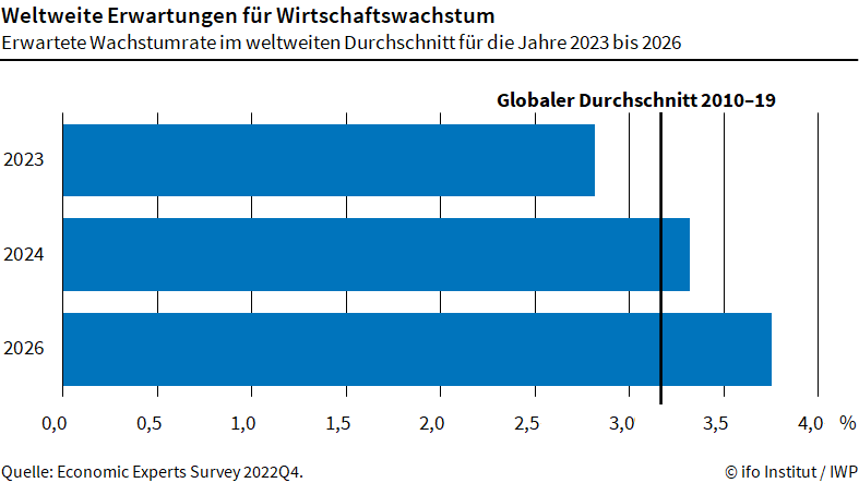Experten erwarten leichtes Wachstum weltweit