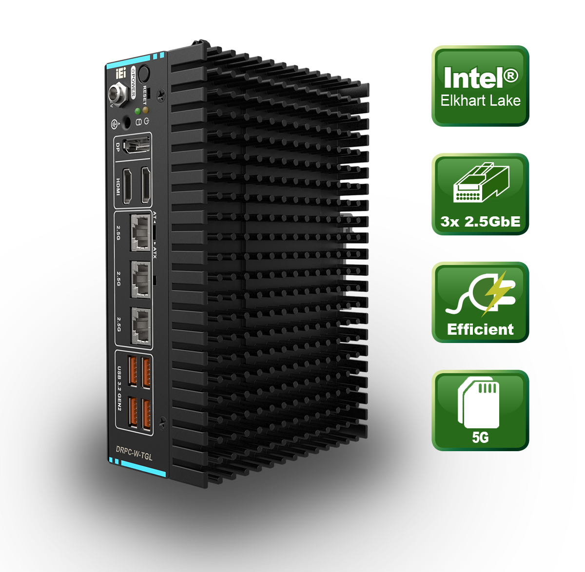 Lüfterloser Embedded-PC für die Hutschiene 2 Lüfterloser Embedded-PC
für die Hutschiene