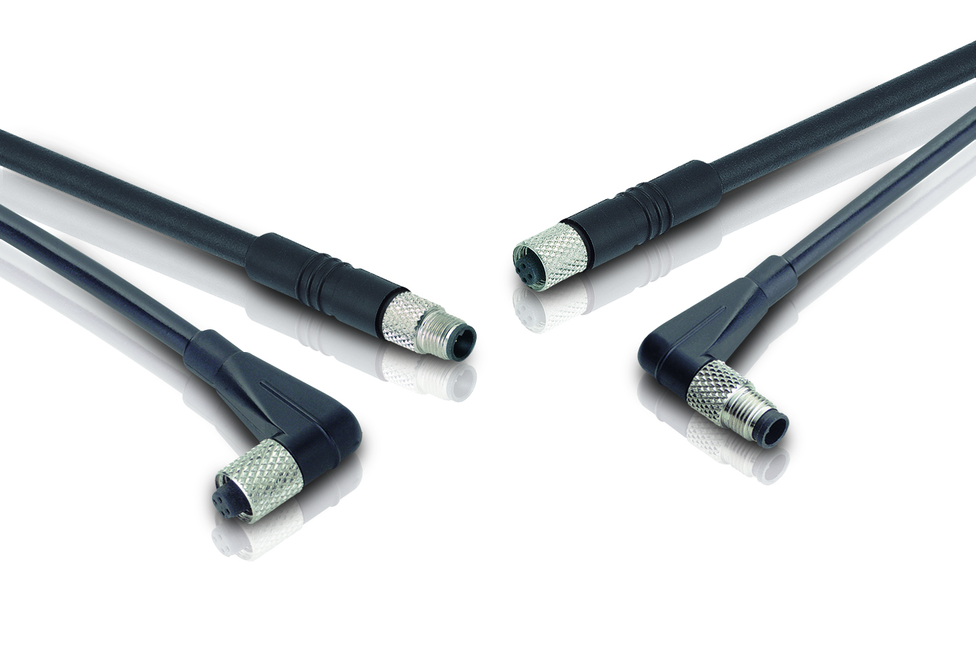 M5-Steckverbinder mit 360°-Schirmung 8 M5-Steckverbinder mit 360°-Schirmung