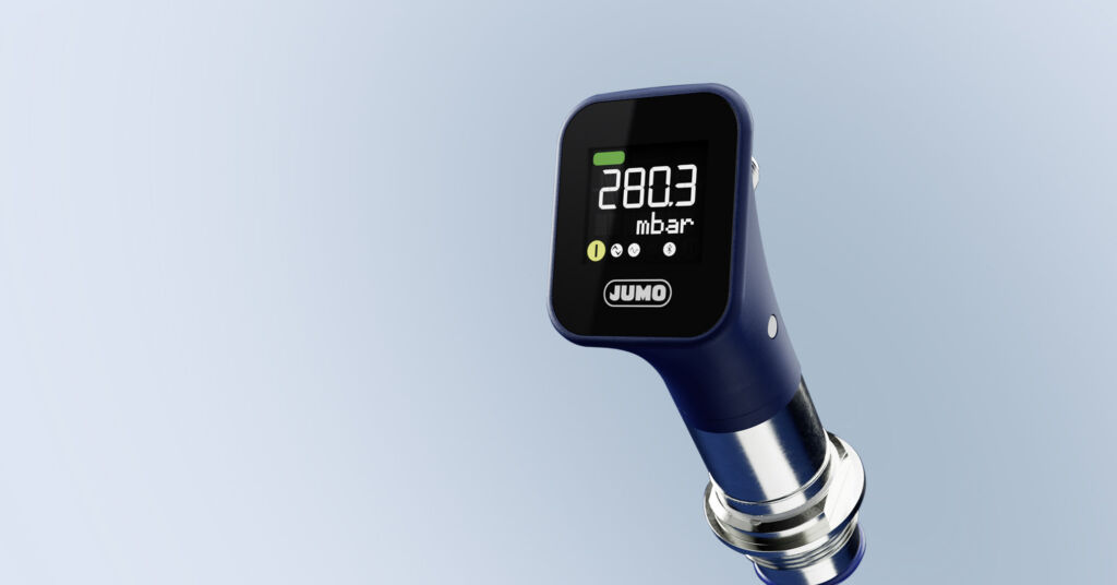 Cloud-Konfiguration per App 3 Der Druckmessumformer DELOS S02 bietet eine hohe Prozesssicherheit und Genauigkeit.