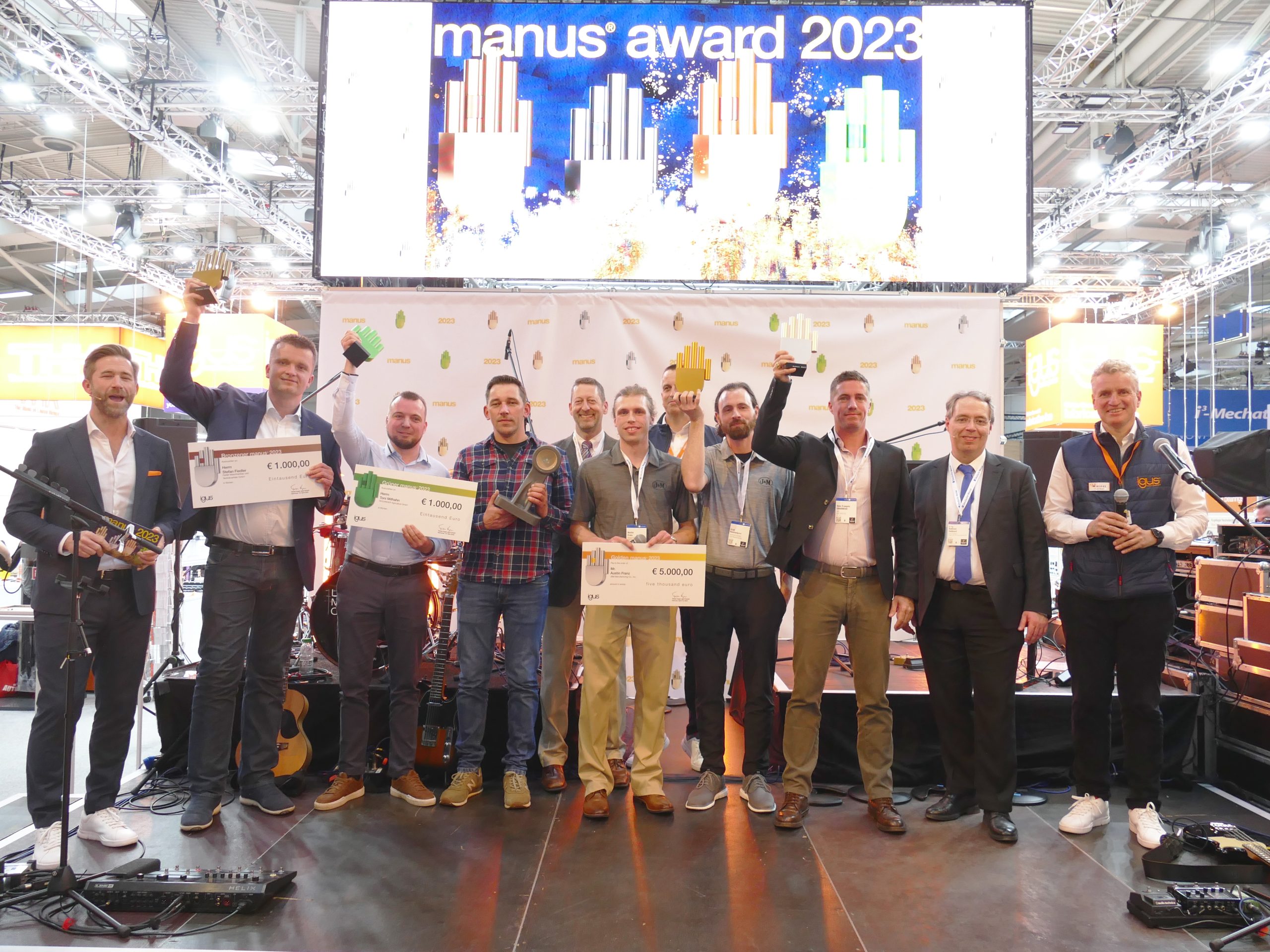 Igus verleiht Manus Award 2023