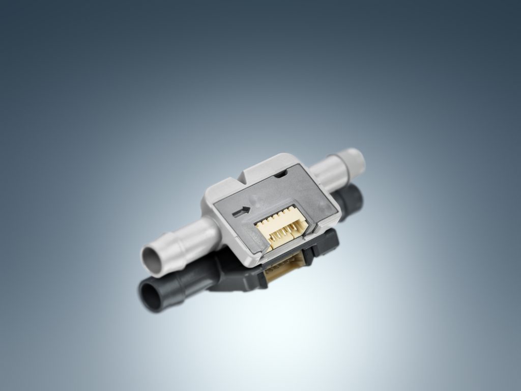 High-Flow-Flüssigkeitssensor 1 SLF3S 4000B Product Visual