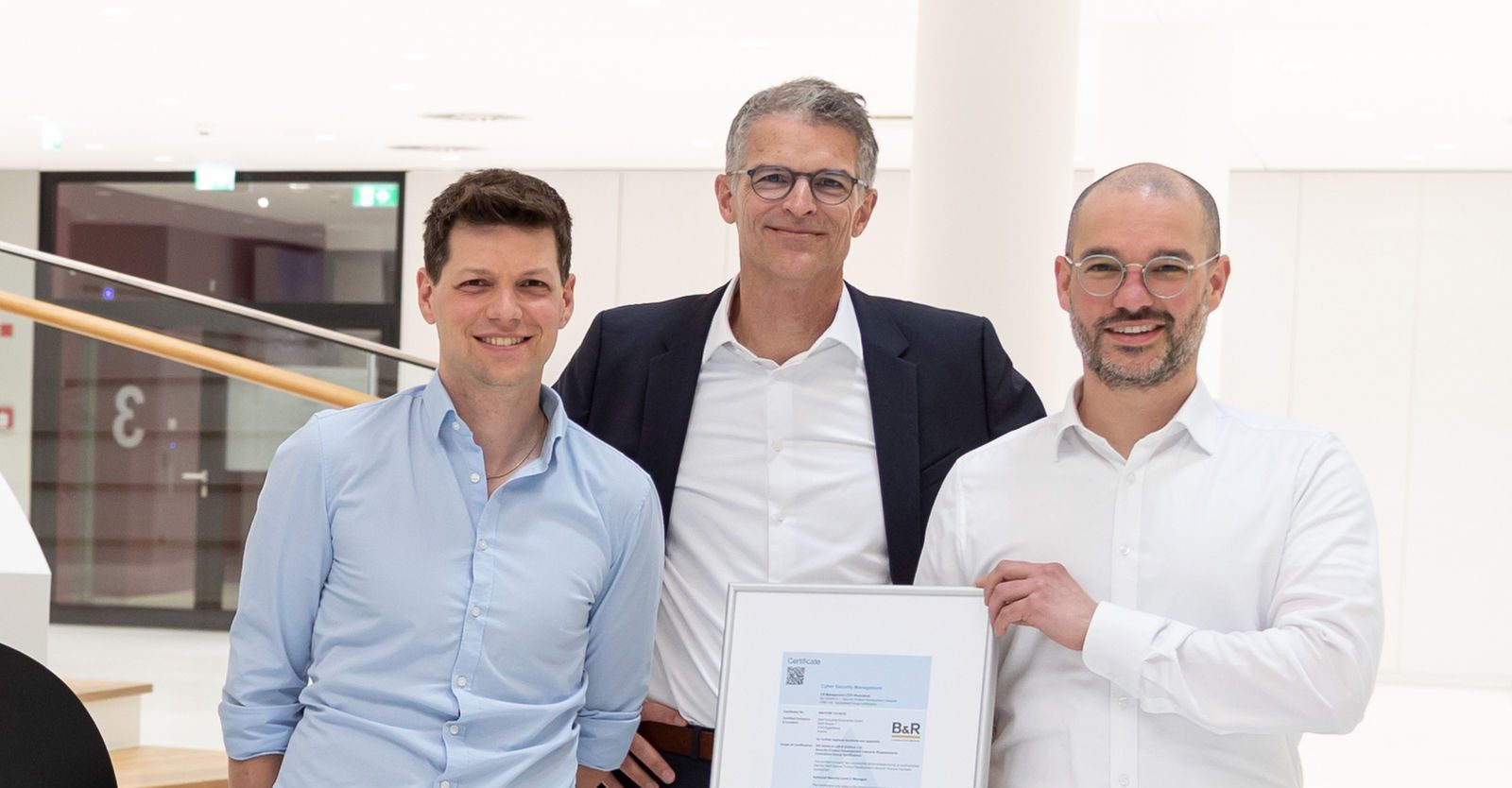 B&R mit zertifizierter Cyber Security