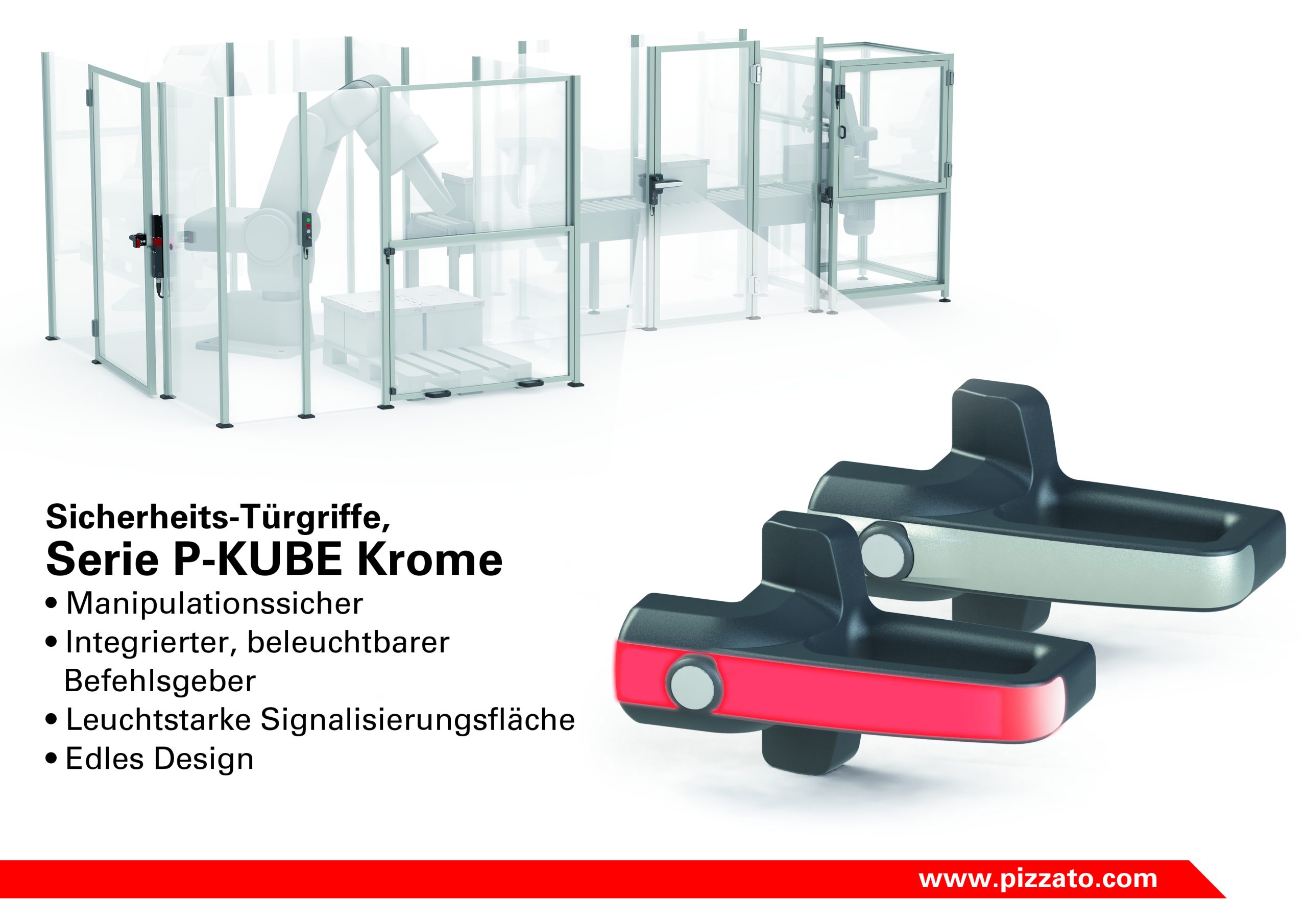 Sicherheitstürgriffe für Türen & Klappen 2 Sicherheitstürgriffe für Türen & Klappen