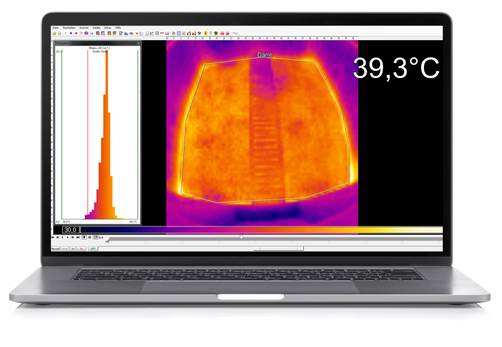 Wärmebilder für die Hopfentrocknung 1 pxconnect laptop Hop Drying fullHD