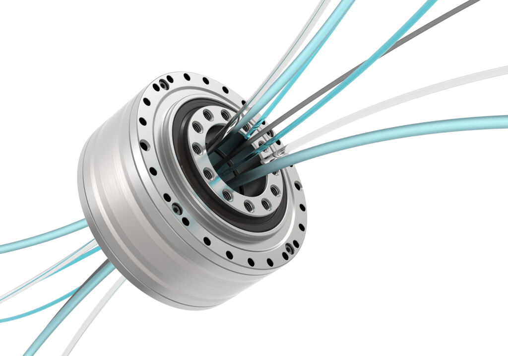 Revolution im Roboter 3 Die Hohlwelle des neuen Getriebes in Baugröße 90 bietet mit 31mm ganze 10mm mehr Durchmesser als Wellgetriebe gleicher Baugröße.