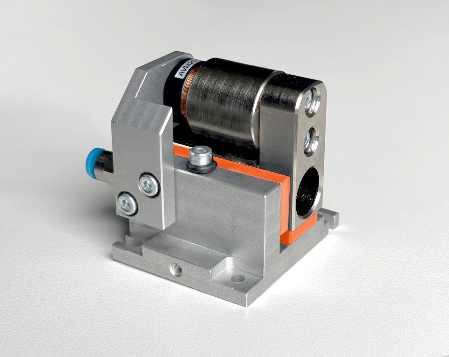 Hochpräziser luftgelagerter Linsenversteller und verschleißfreie CKF-Achse