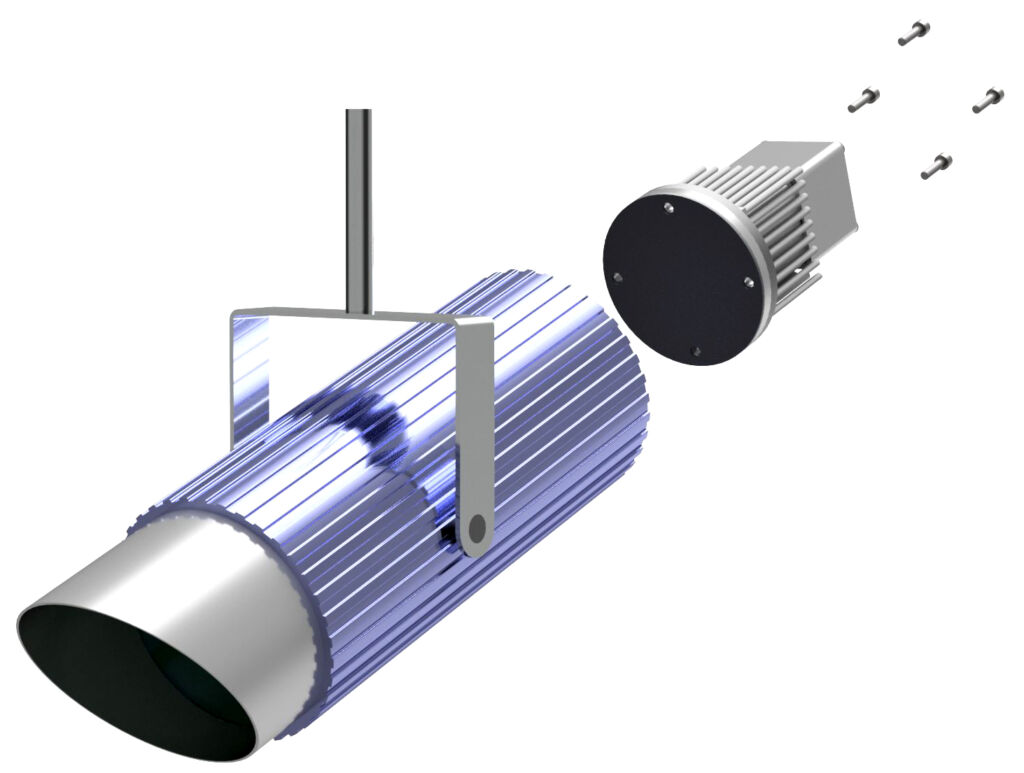 Passgenaues Wärmemanagement 3 Peltier Kamerakühlung: Die Lösung ist eine an das Gehäuse angepasste Direktkühlung für Kameras in Bereichen mit Umgebungstemperaturen bis 85°C.