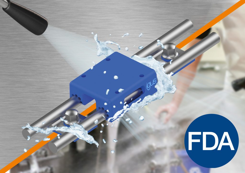 Schmierfreie, hygienische
Linearführung 1 PM2323 1