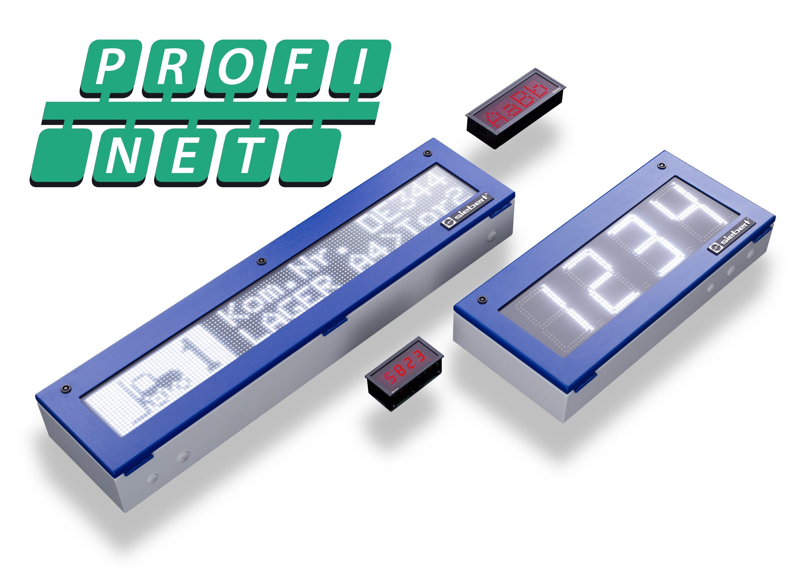 Digitalanzeigen für Profinet-Netzwerke