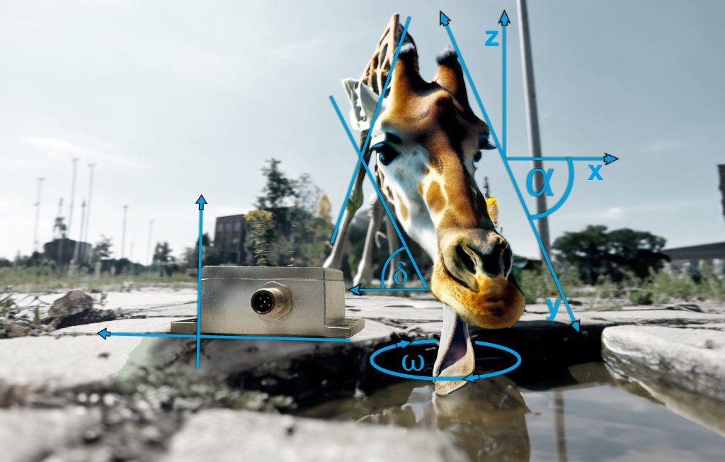 Induktive Wegmesser in Schutzart IP68 1 Giraffe