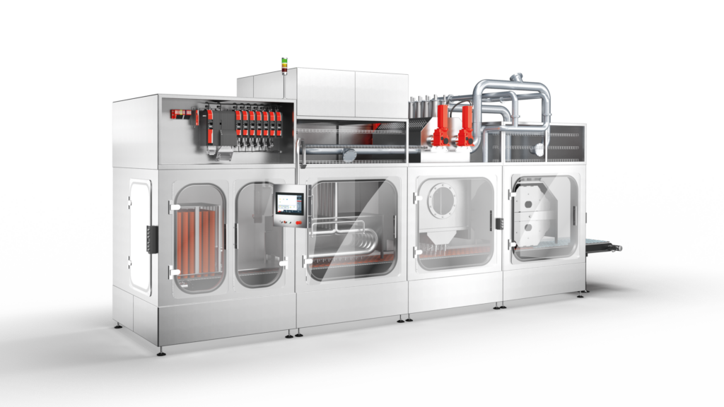 Starterset ermöglicht flexible und hygienische Abfüllprozesse 4 Bei dem Starterset Horizontal Fill and Seal progressive - Hygienic (637) handelt es sich um eine ganzheitliche Automatisierungslösung für horizontale Füll- und Verschließmaschinen im aseptischen Bereich.