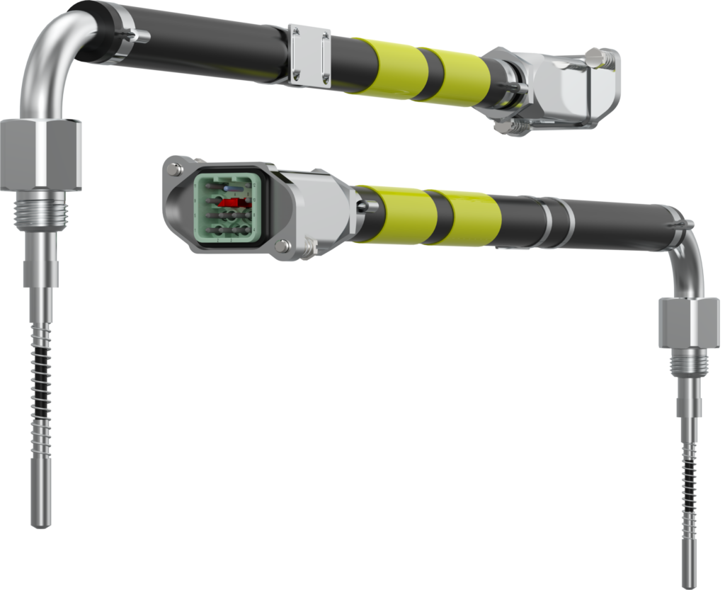 Temperatursensoren von Jumo messen Achstemperatur im TGV 2 Der Edelstahl-Radsatzfühler wurde für den Einsatz im TGV komplett modifiziert.