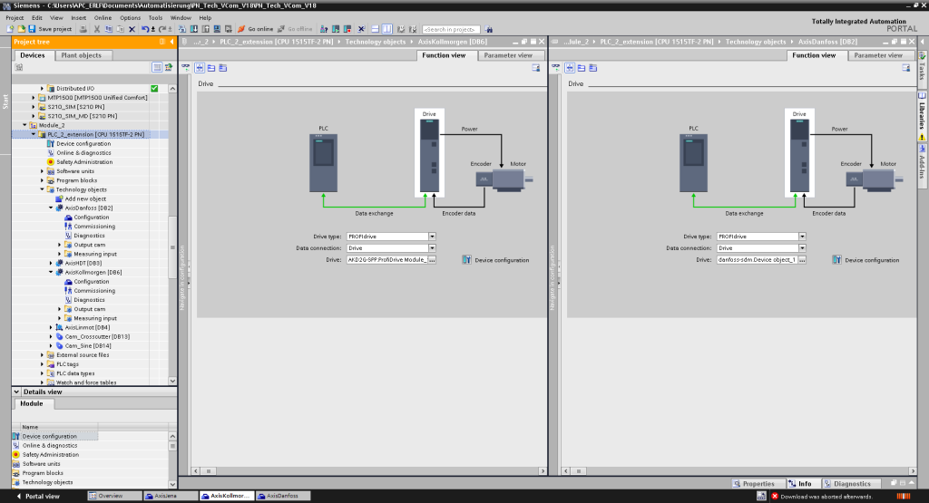 Reibungsloses Zusammenspiel 3 Technologieobjekte
im TIA Portal