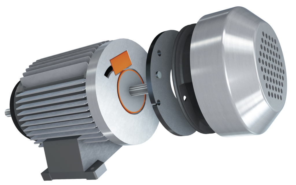 Integrierte Lösung 1 Die neue Encoder-Lösung basiert auf magnetischer
Sensorik und ist zu 100 Prozent im Motor integrierbar.