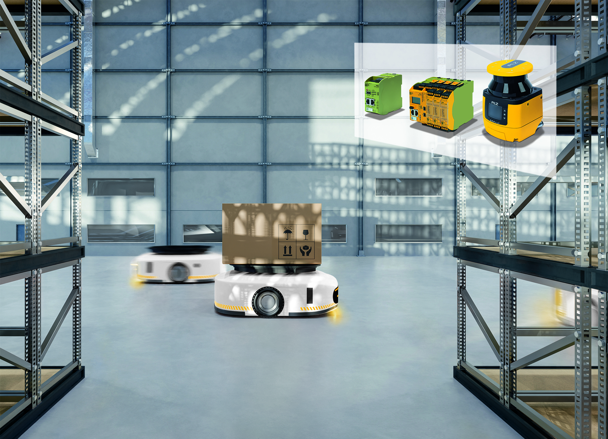 Sicherheitslösung für frei navigierende mobile Plattformen