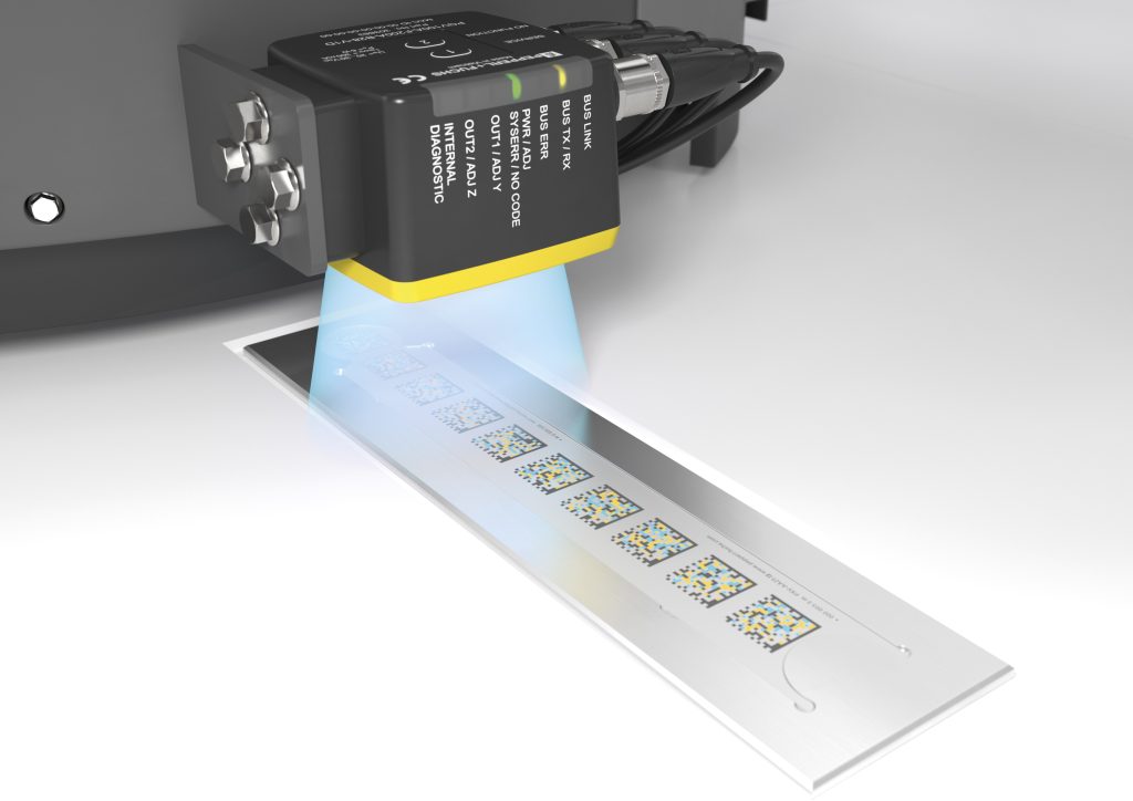 Metall-Codeleisten sorgen für verschleißfreien für Kreuzungsverkehr 1 Eine geschlossene Schiene, als Versenkleiste ausgeführt, erfasst Positionsdaten an einer definierten Station.