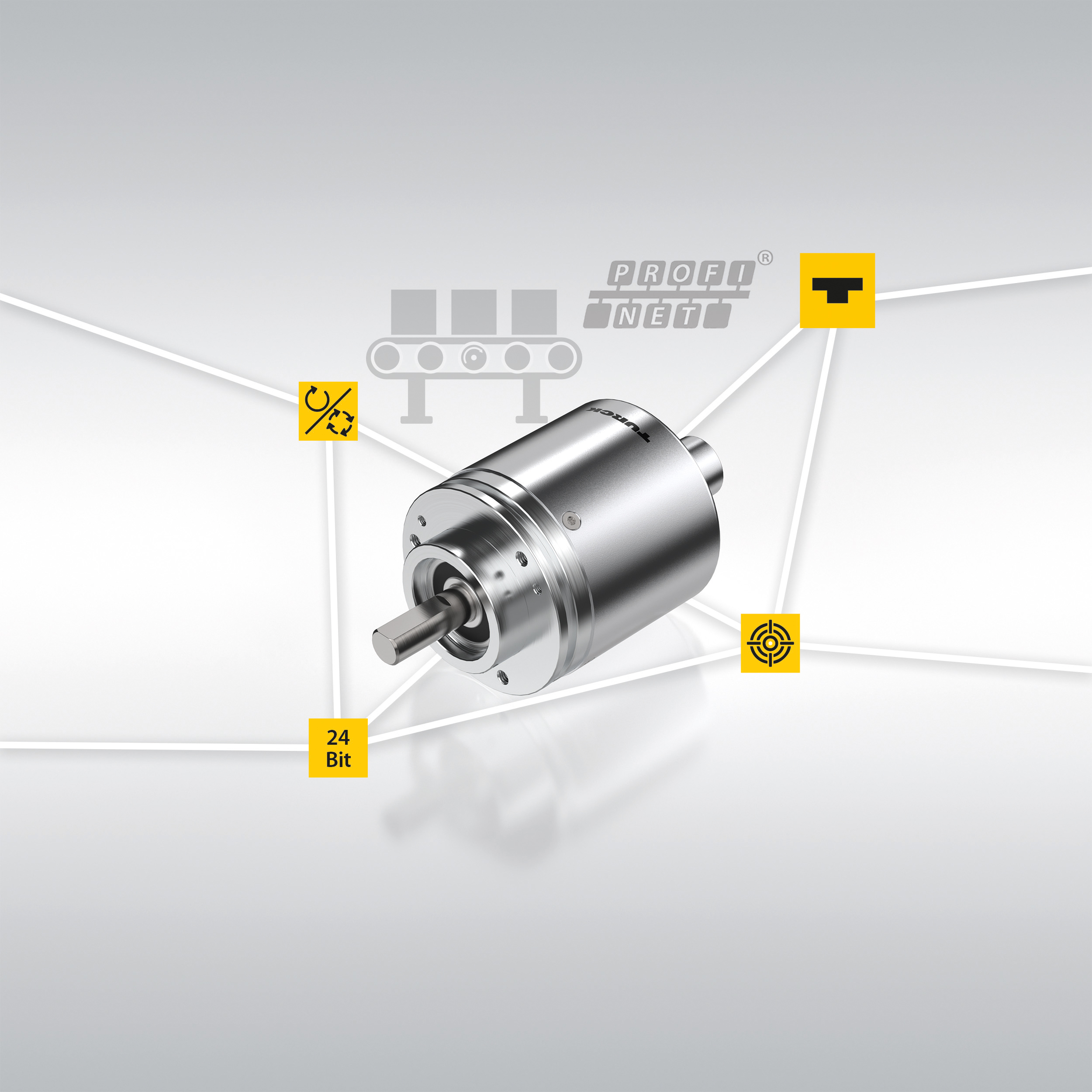 Hochauflösende Profinet-Absolutgeber