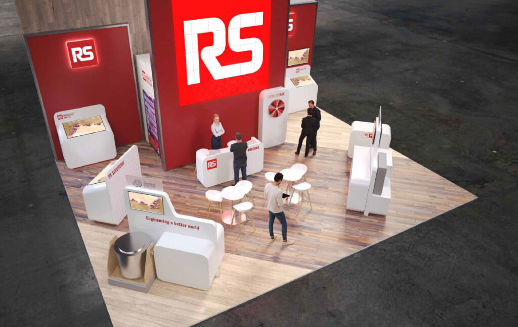 RS zeigt Produkt- und Servicelösungen 1 RS booth SPS 2023