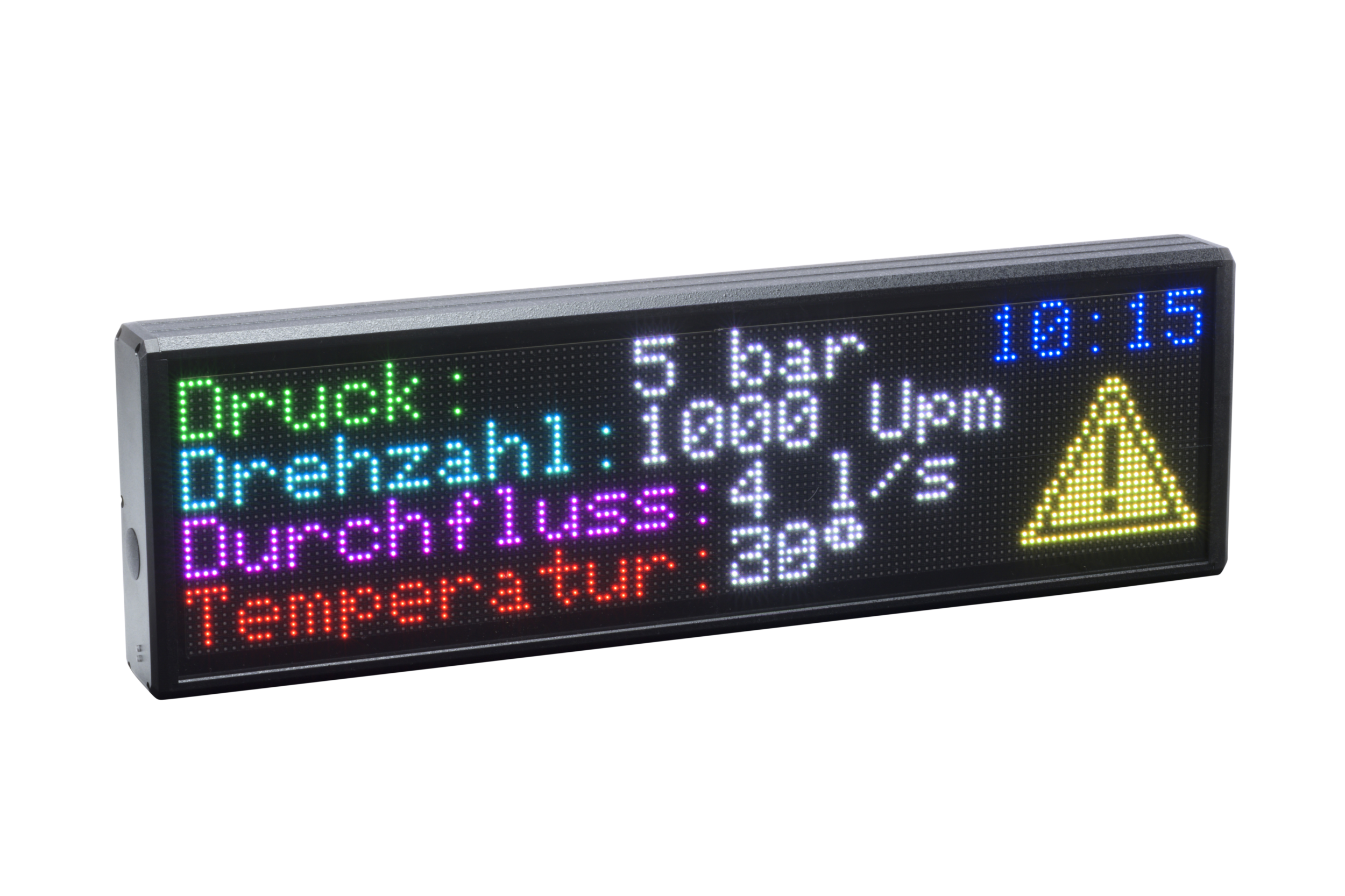 Neue grafikfähige Großanzeige 9 Neue grafikfähige Großanzeige