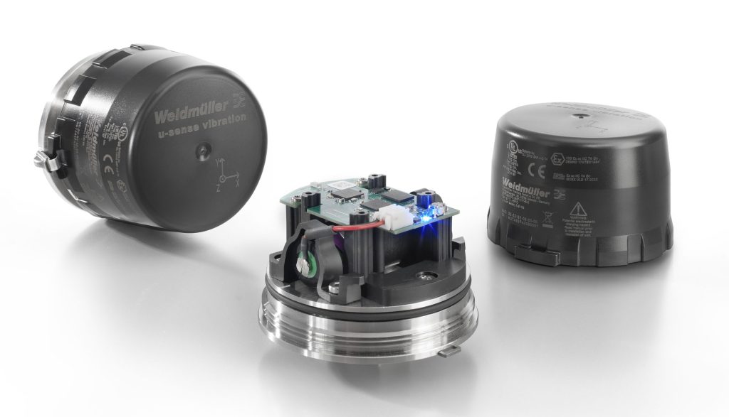 Service und Wartung: Just in time, nicht just in case 2 Ungewöhnliche Vibrationen lassen sich mit dem Sensor U-Sense Vibration zuverlässig erkennen.