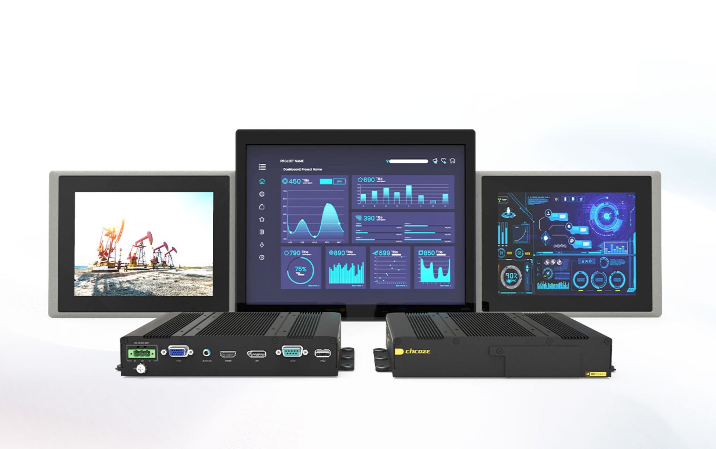 Einheitliches Modul für passive Displays