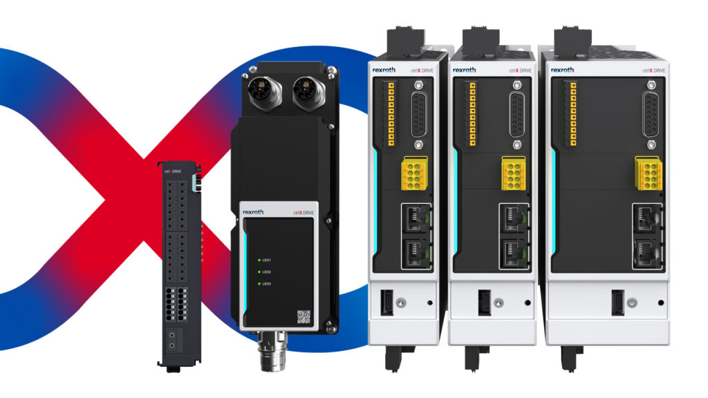 Rexroth präsentiert Antriebsneuheiten auf der SPS 2023 1 Bosch Rexroth hat auf der SPS-Messe drei neue Lösungen aus dem Antriebsportfolio ctrlX Drive vorgestellt.