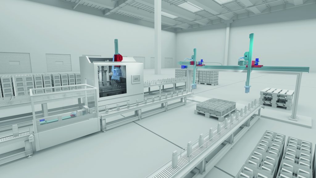 Rollon und SEW-Eurodrive: Abkürzung zur Automation 2 Die Komplettsysteme lassen sich etwa in der Logistik und
Verpackungsindustrie einsetzen.