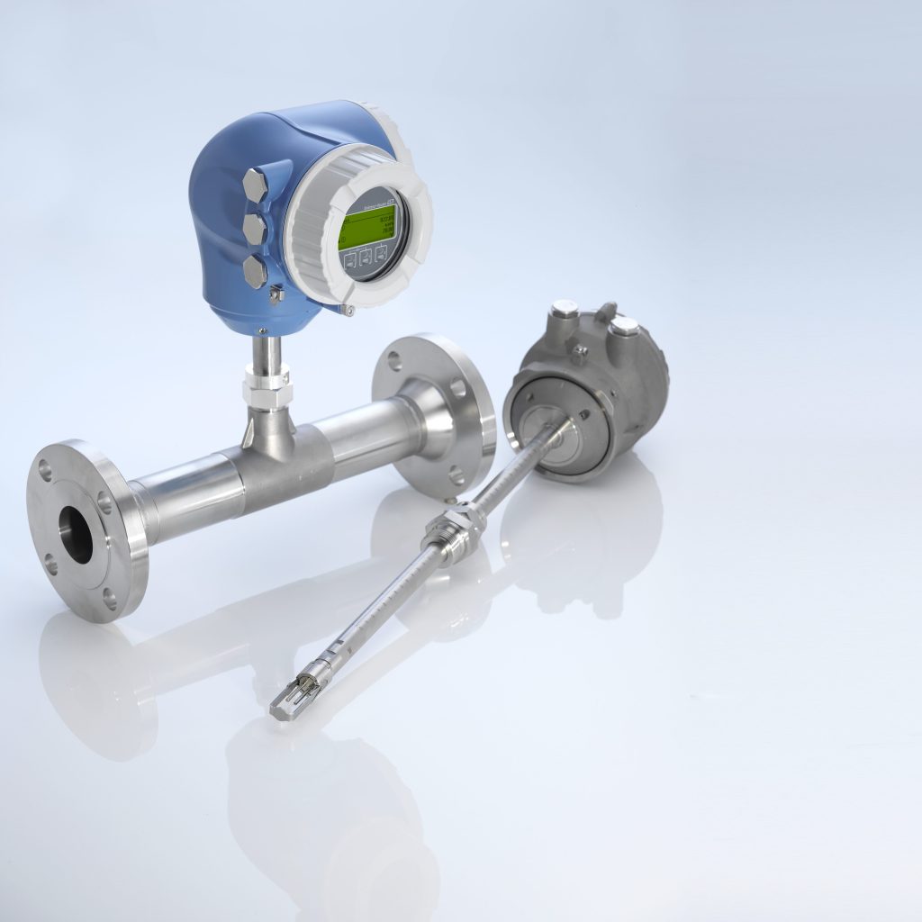 So lässt sich der Durchfluss von Gasen präzise und sicher messen 1 Endress+Hauser hat das thermische
Massedurchfluss-Messgerät Proline T-Mass 300/500 nach der IEC61508 entwickelt.