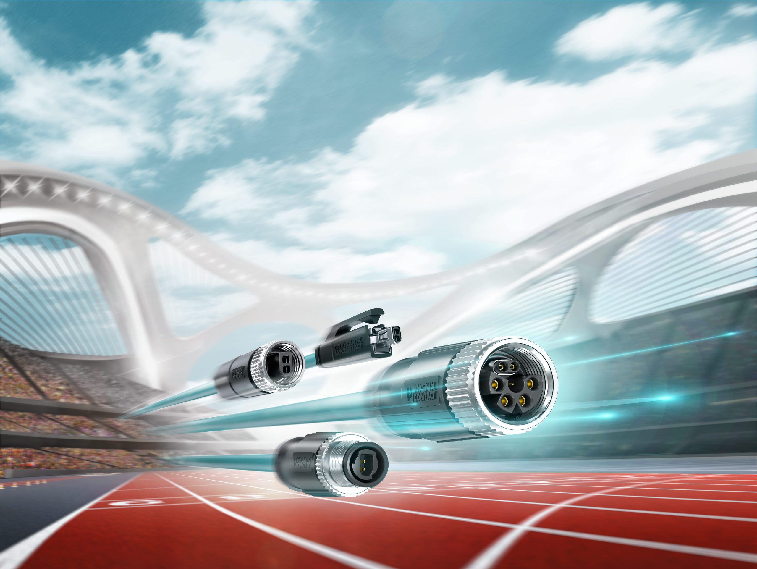 Hybrid-Steckverbinder für SPE