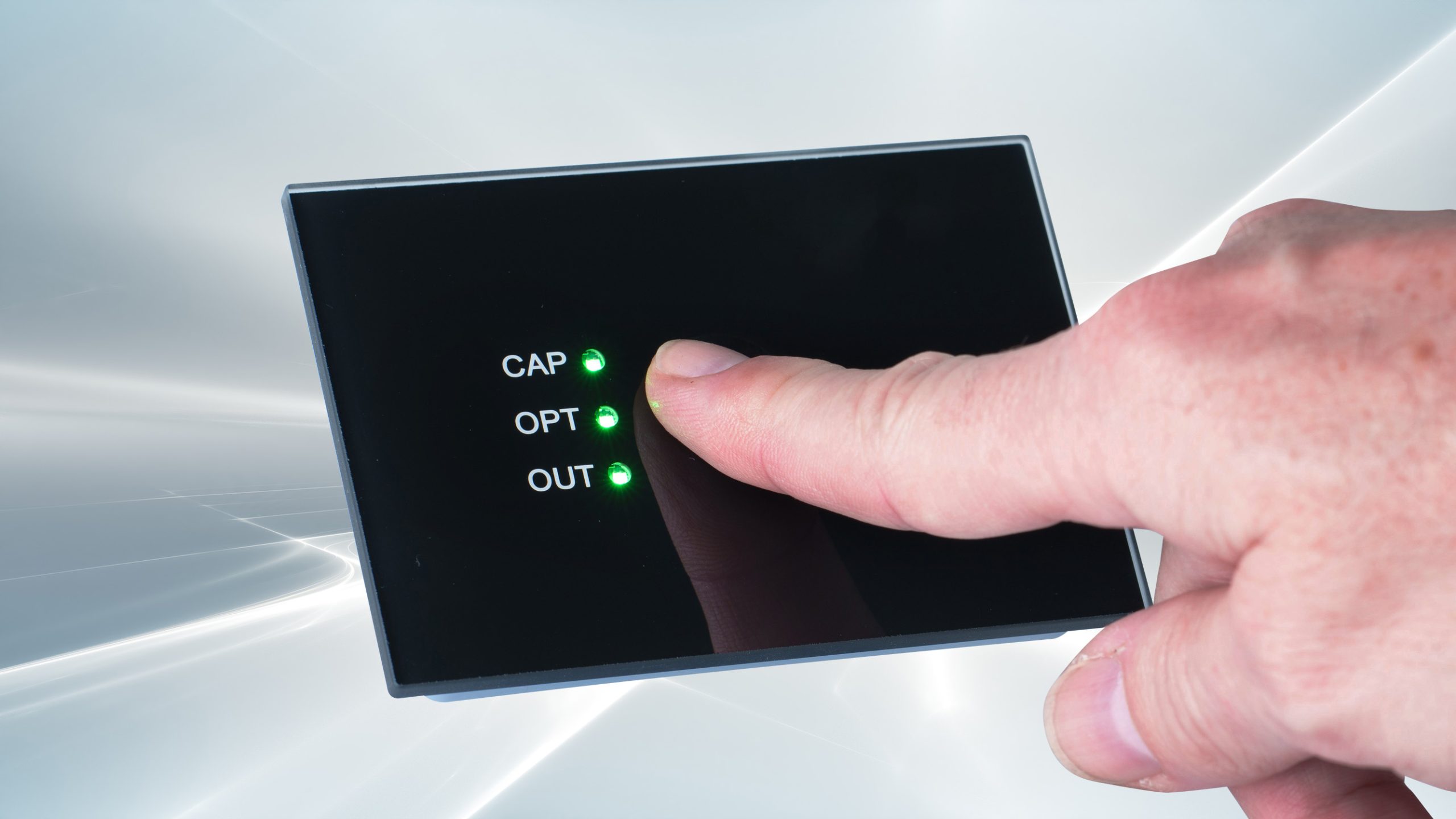 Schalter für PCAP-Fronten