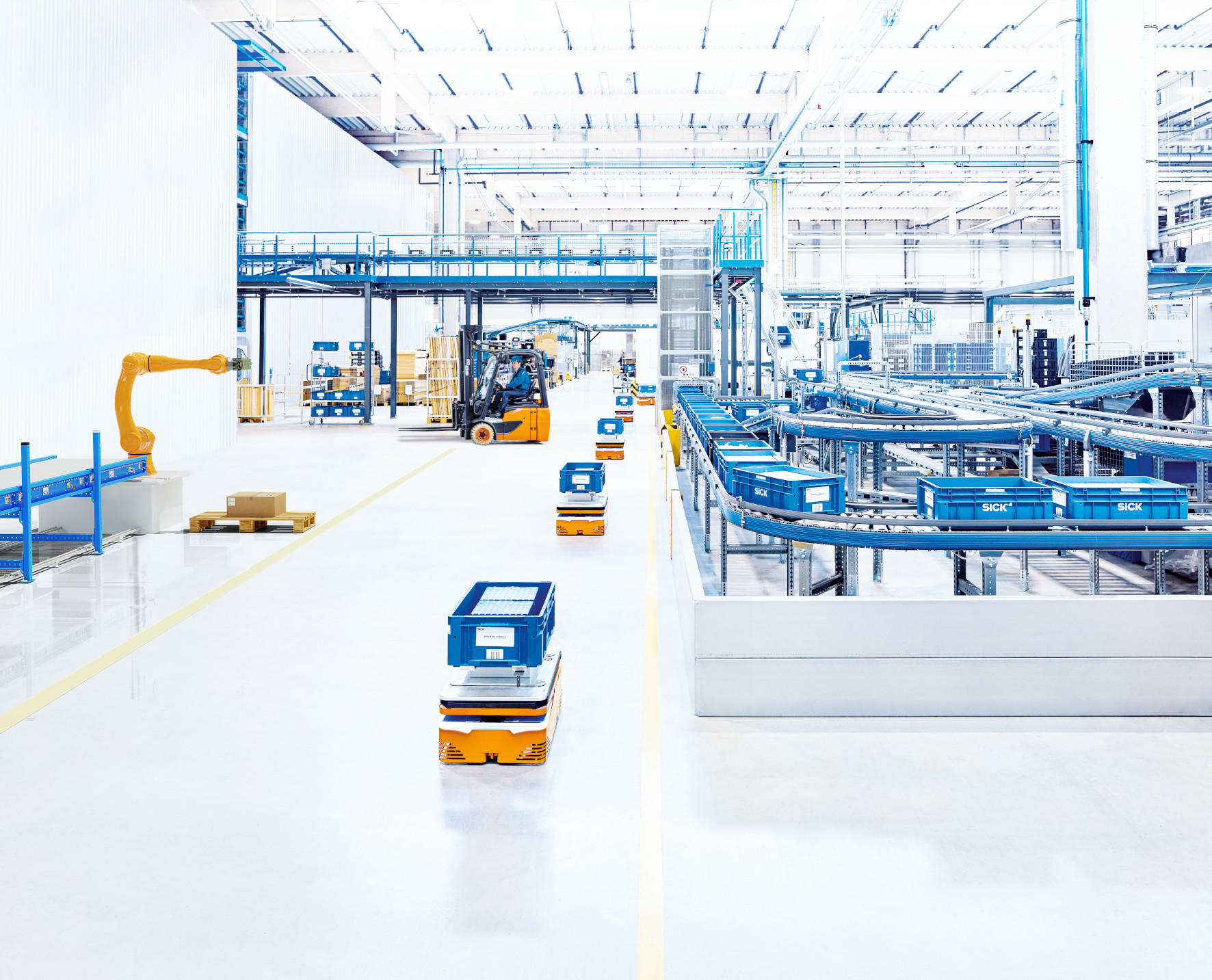 Ortungslösung für lückenlosen Materialfluss