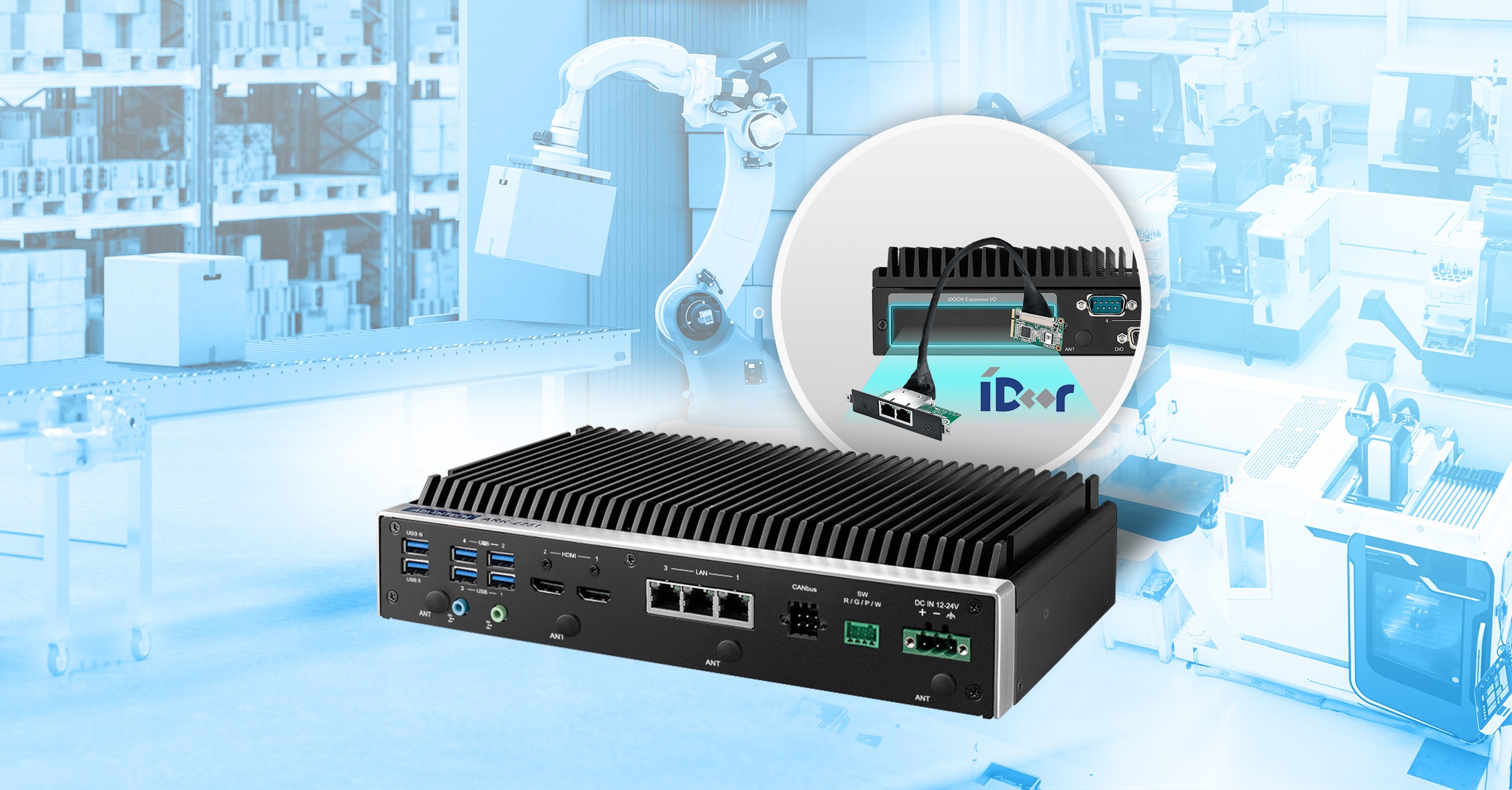 Embedded-PC unterstützt drahtlose Verbindungen