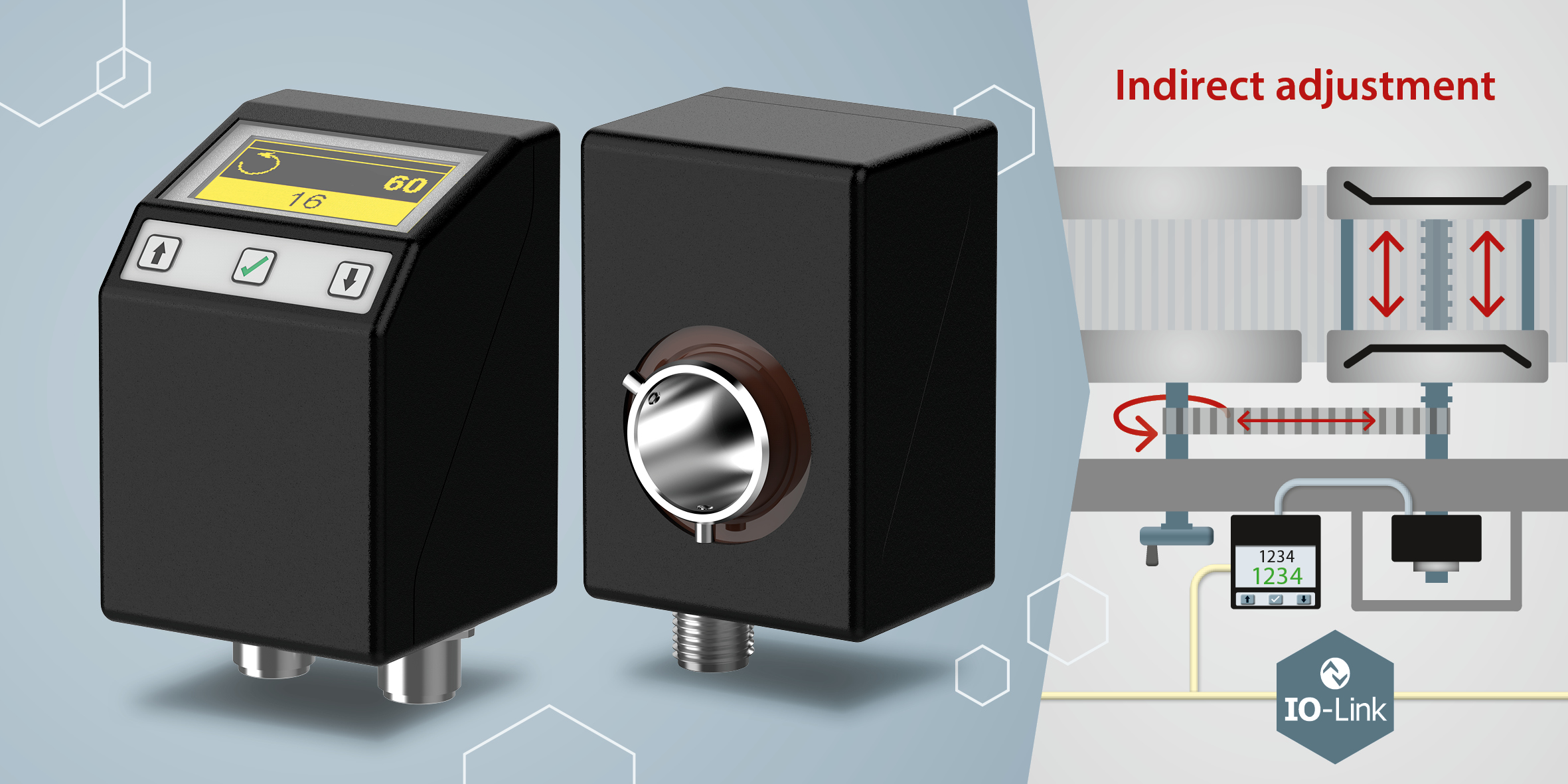 Manuelle Verstellvorgänge deutlich erleichtert