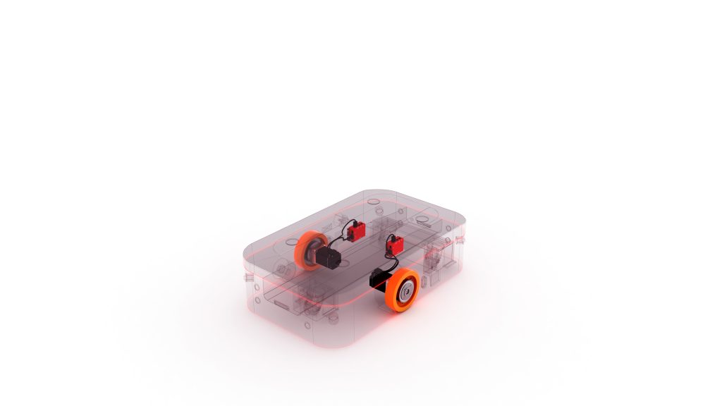 Integrierte Motoren mit Safety für mobile Roboter, FTS und AMR 5 STXI 1 1 3V 001a